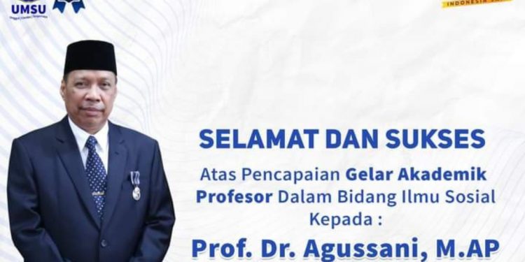 Selamat & Sukses Atas Raihan Gelar Profesor Rektor UMSU