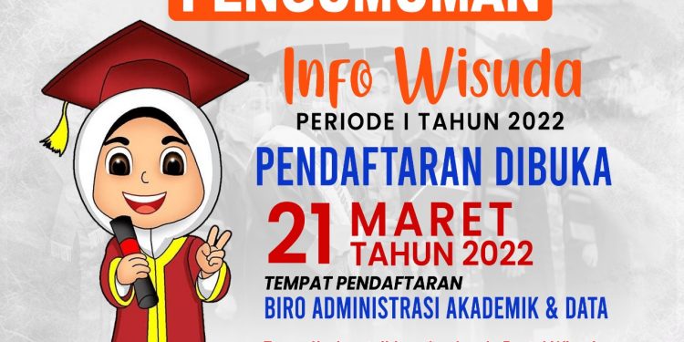 Info Wisuda Periode 1 Tahun 2022