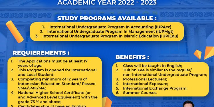 UMSU Membuka Kelas Internasional Tahun 2022