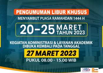Pengumuman Libur Khusus Menyambut Puasa Ramadhan 1444 H