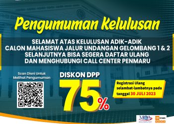 Pengumuman Kelulusan Jalur Undangan Tahun Akademik 2023/2024